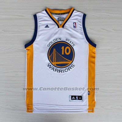 Maglia Golden State Warriors David Lee #10 Bianco